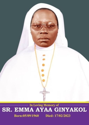 Life history of late sr. Emma ayaa ginyakol